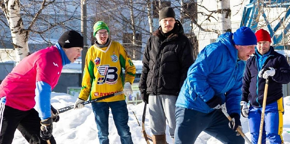 Турнир по хоккею на валенках состоялся в Архангельске