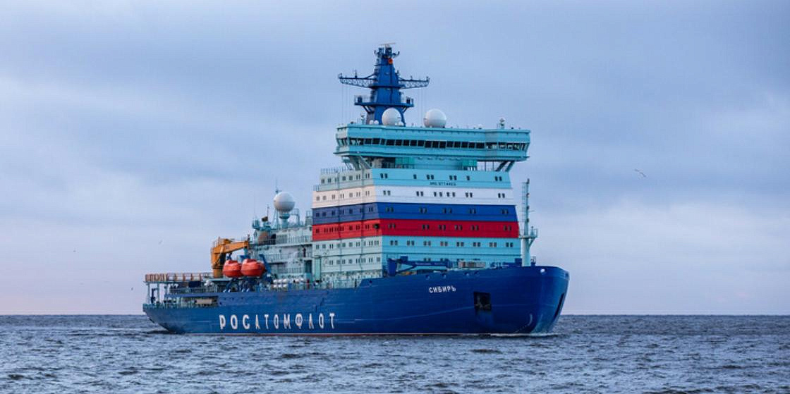 Арктика сегодня: второй атомный ледокол серии 22220 идет на Севморпуть