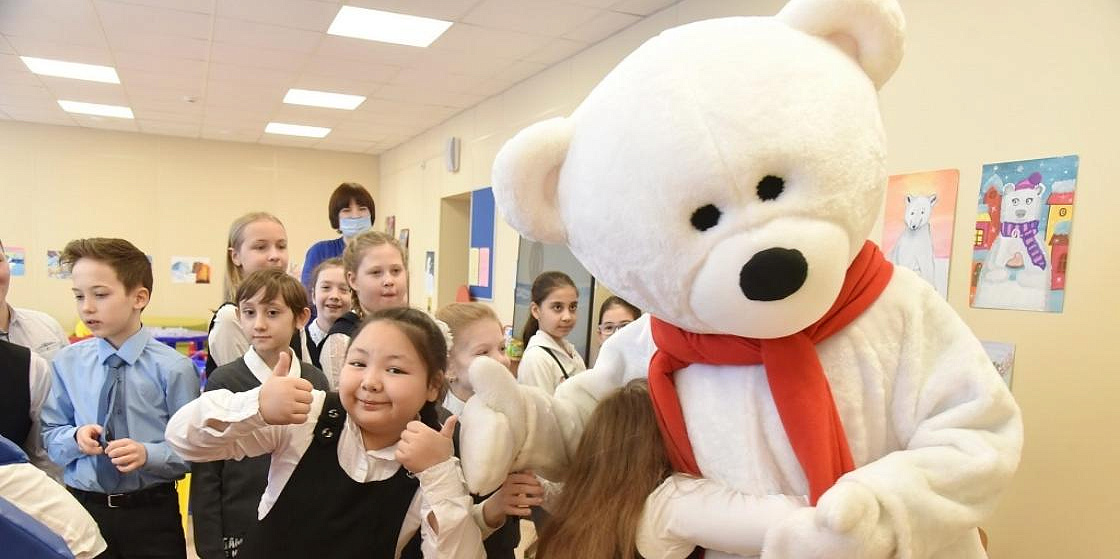 Просветительский центр «Белый мишка» совместно с Молодёжным центром Норильска отметил Международный день белого медведя