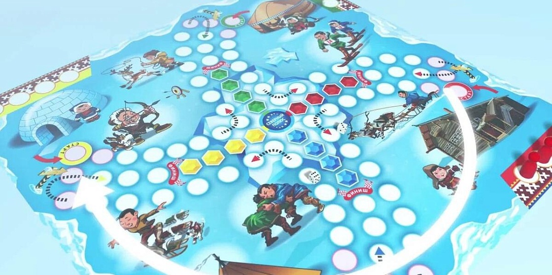 Вышла настольная игра «Кто первый на Северном полюсе»