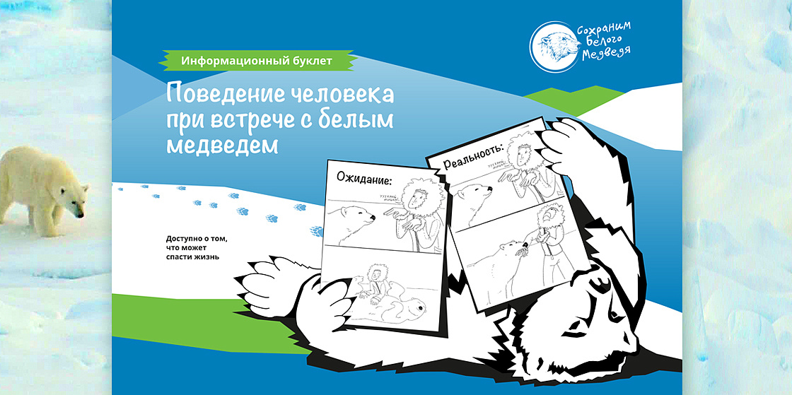 Информационный буклет “Правила поведения человека при встрече с белым медведем”