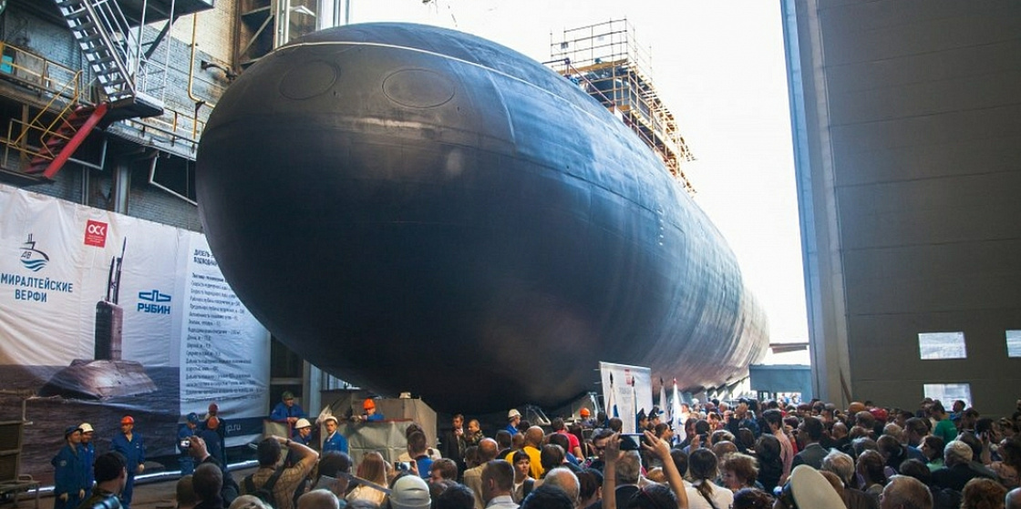 Модернизированный подводный крейсер "Князь Владимир" спущен на воду